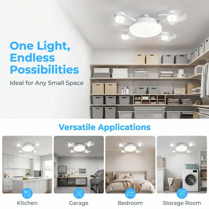 Screw-in Ceiling Light Fan