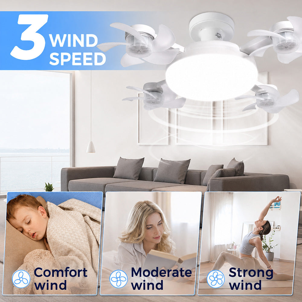 Screw-in Ceiling Light Fan