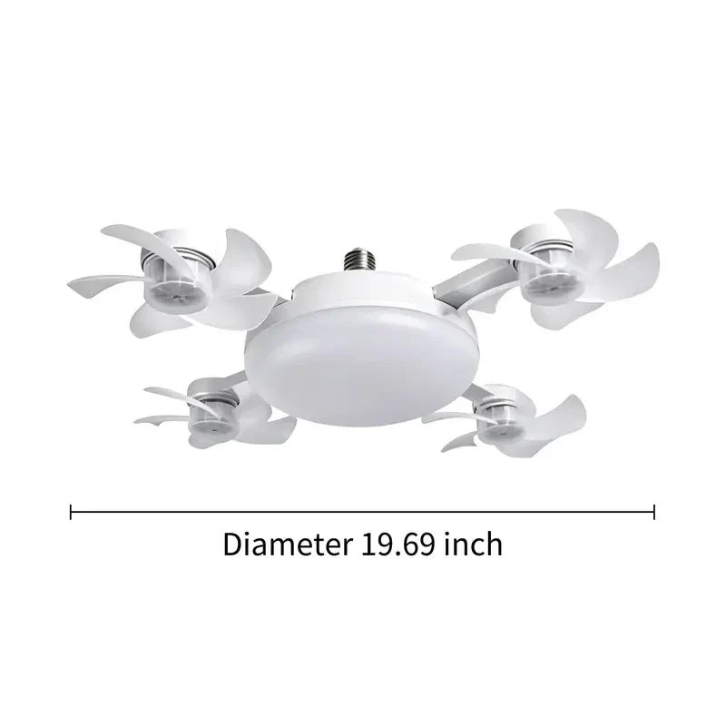 Screw-in Ceiling Light Fan